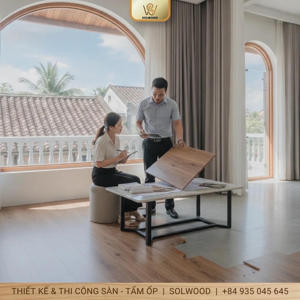 Báo Giá Thi Công Sàn Nhựa Hèm Khóa Tại Hội An Mới Nhất