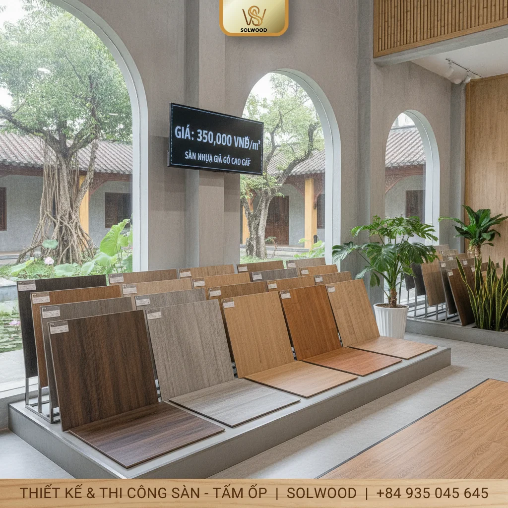 Giá sàn nhựa giả gỗ chịu lực tại Huế: Bền, đẹp, ưu đãi