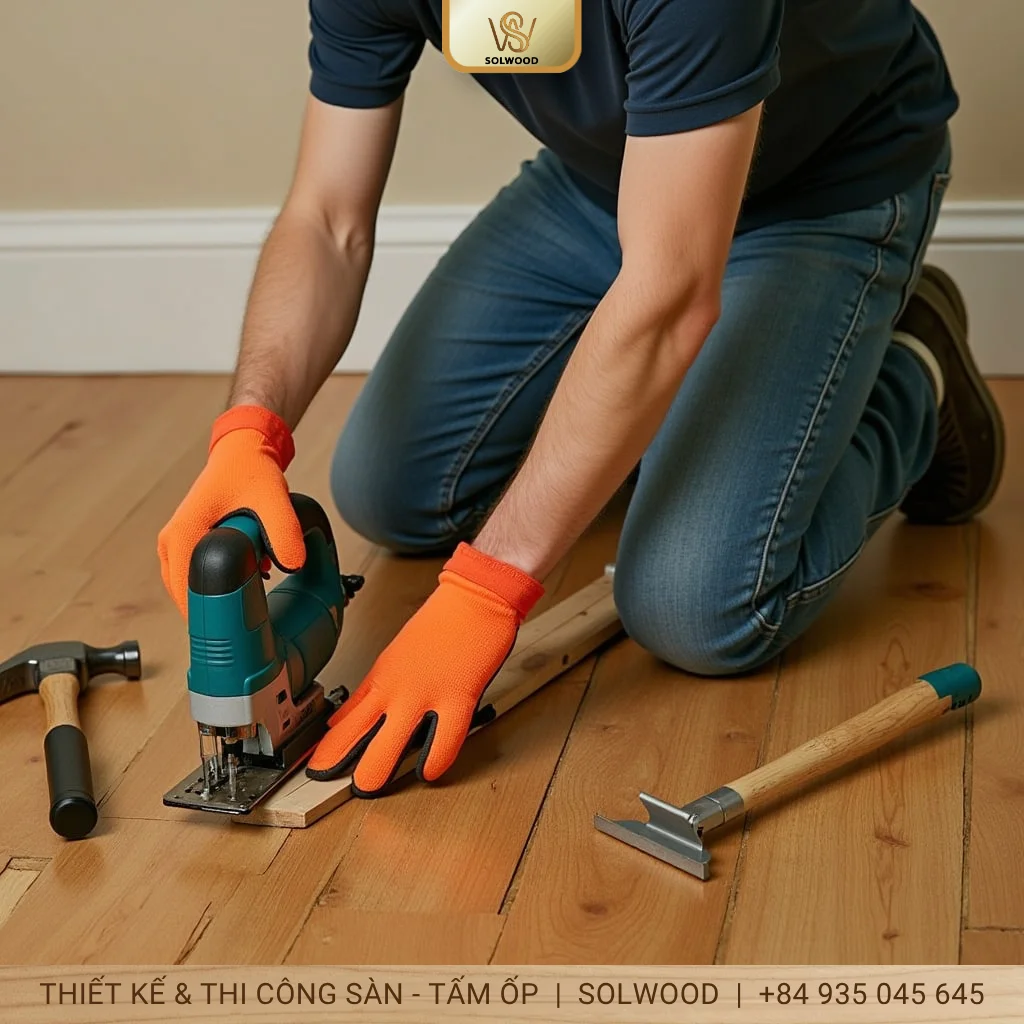 Hình ảnh Khắc phục sàn gỗ kêu cót két triệt để: Hướng dẫn chi tiết. - 3