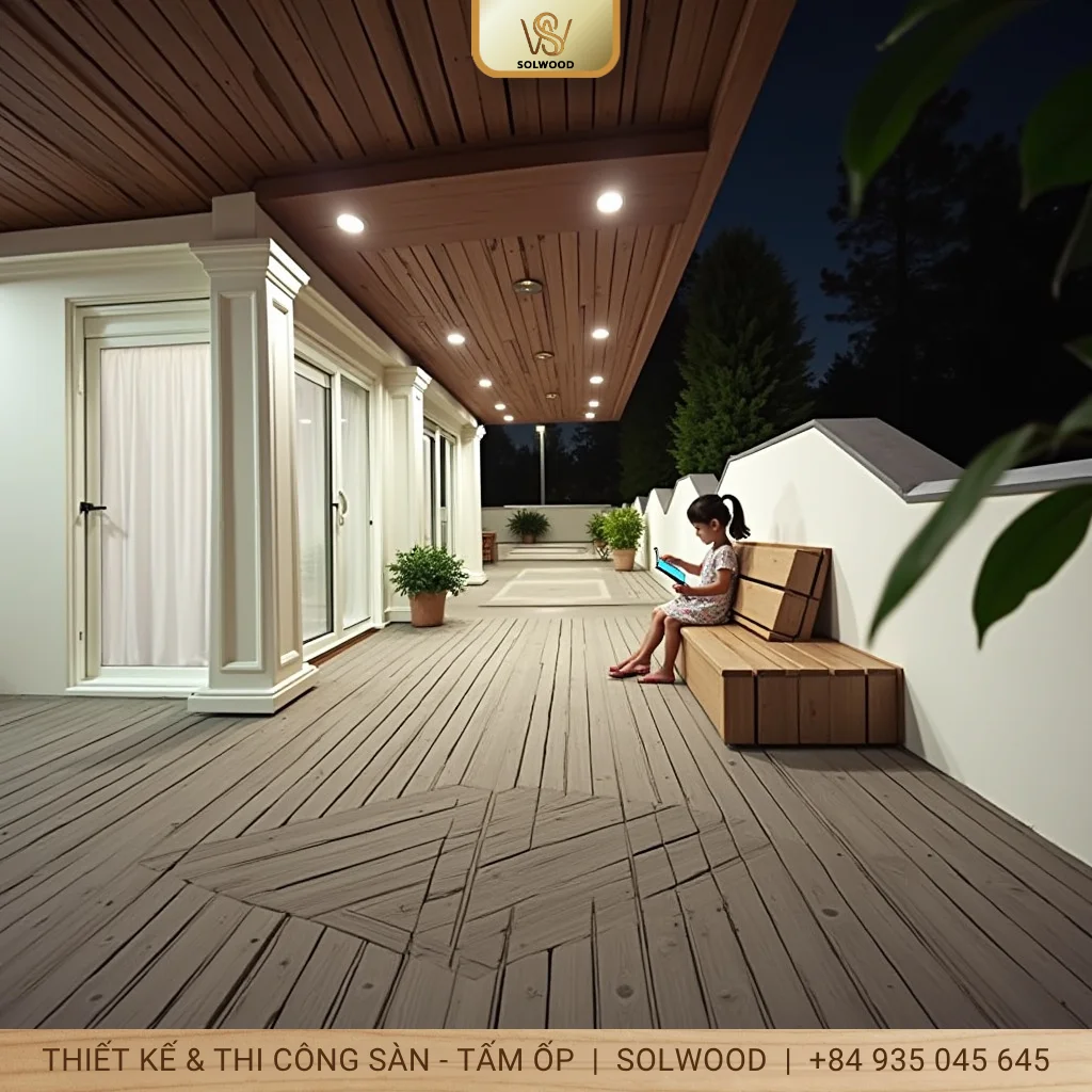 Hình ảnh Sàn Nhựa Dán Keo Vân Đá Huế: Báo Giá & Thi Công Chuyên Nghiệp - 2