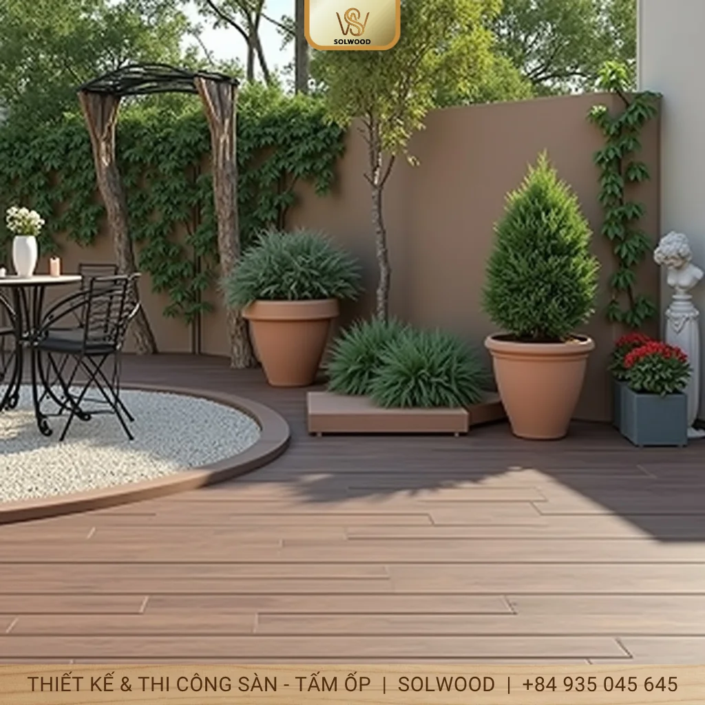 Sàn nhựa giả gỗ ngoài trời giá rẻ tại Quy Nhơn chất lượng