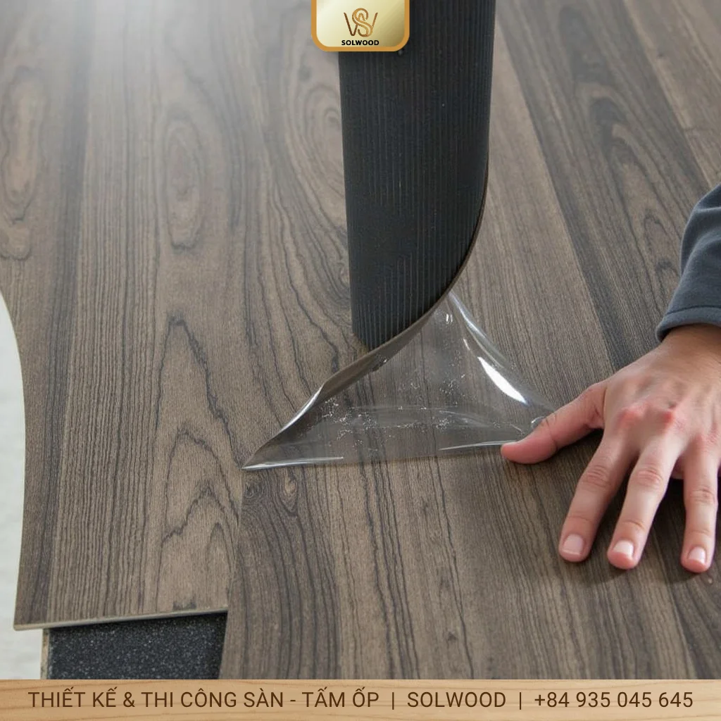 Sàn nhựa vân gỗ hèm khoá Hội An: Lắp đặt nhanh, bền đẹp