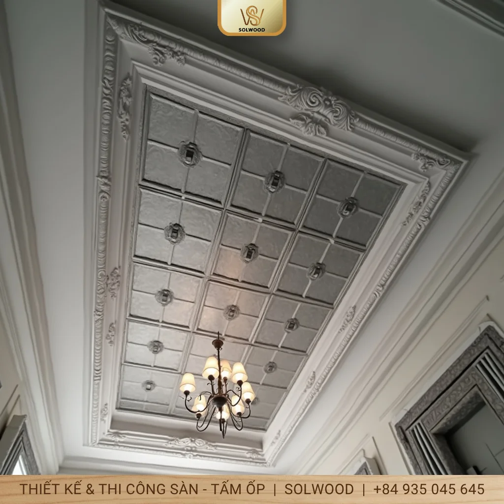 Hình ảnh Tấm ốp trần nhựa 60x60 Tam Kỳ: Bền đẹp, giá tốt - 2