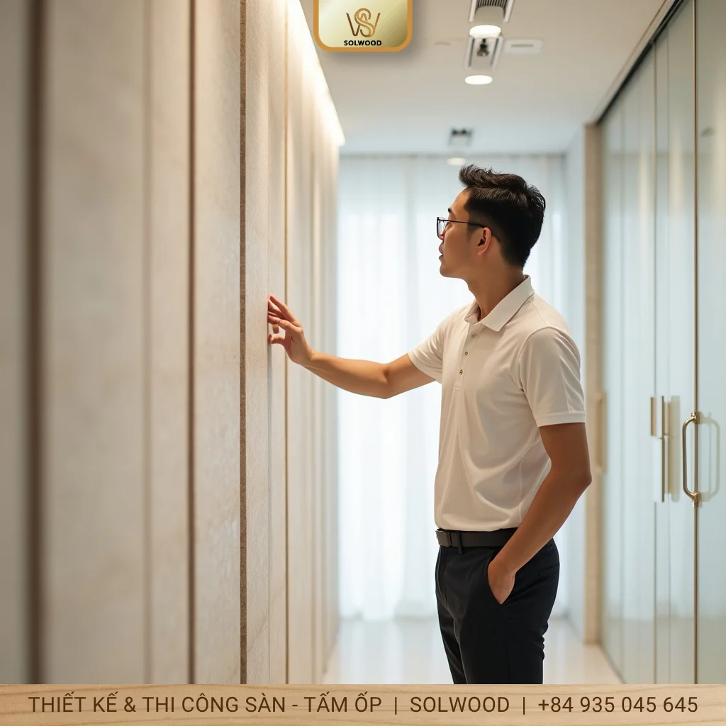 Tấm ốp tường nano giá rẻ Huế: Đẹp, bền, thi công nhanh