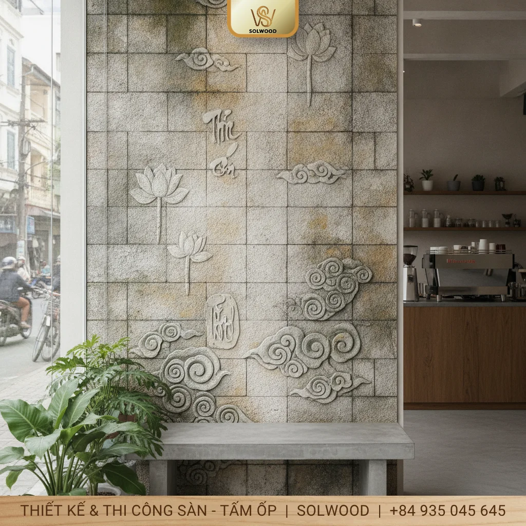 Tấm Panel Ốp Tường Giả Đá Hội An: Vẻ Đẹp Cổ Kính, Hiện Đại