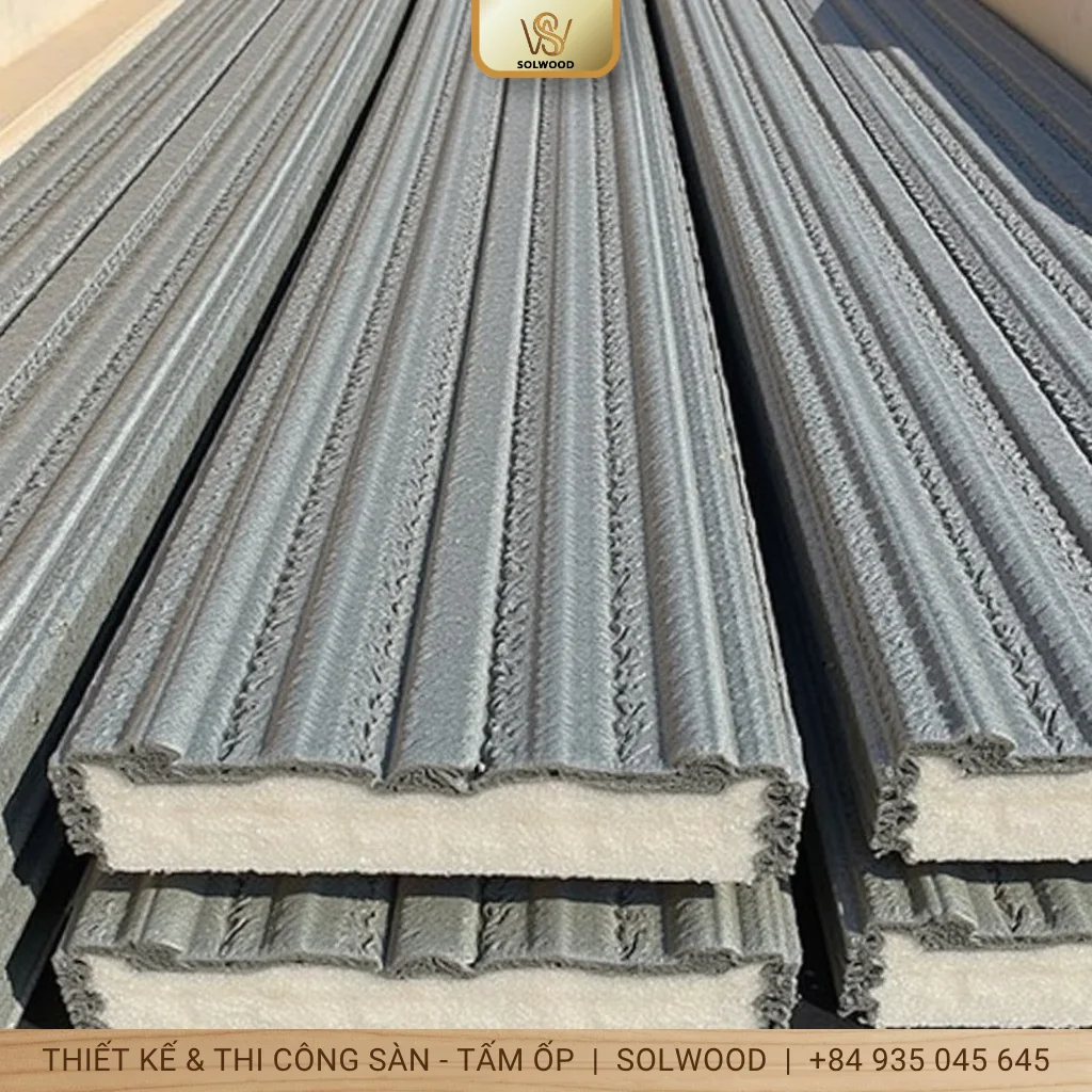 Hình ảnh Tấm panel ốp tường giả gỗ Đà Nẵng - Nâng tầm không gian - 2