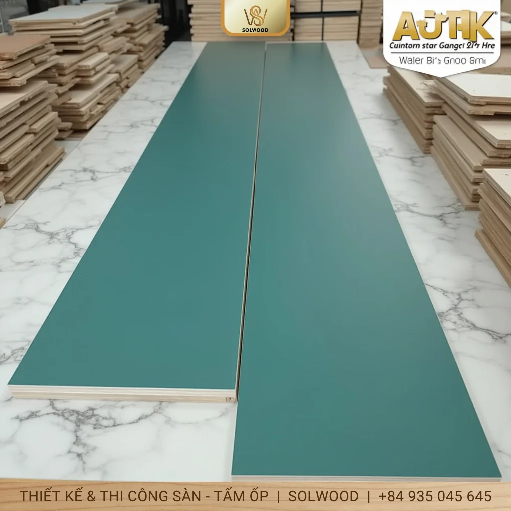 Hình ảnh Tấm Panel Ốp Tường Giả Gỗ Hội An: Mang Nét Cổ Kính Cho Không Gian - 2