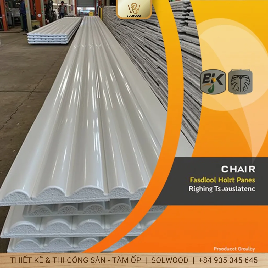 Panel ốp tường giả gỗ Quy Nhơn: Giải pháp trang trí hiện đại