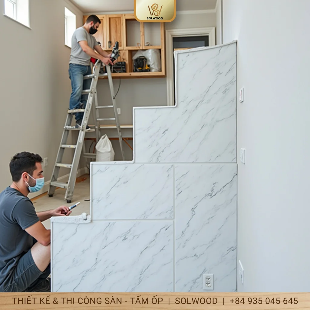 Hình ảnh Tấm Panel Ốp Tường Giá Rẻ Đà Nẵng: Ưu Đãi Lớn, Đẹp Bền - 2