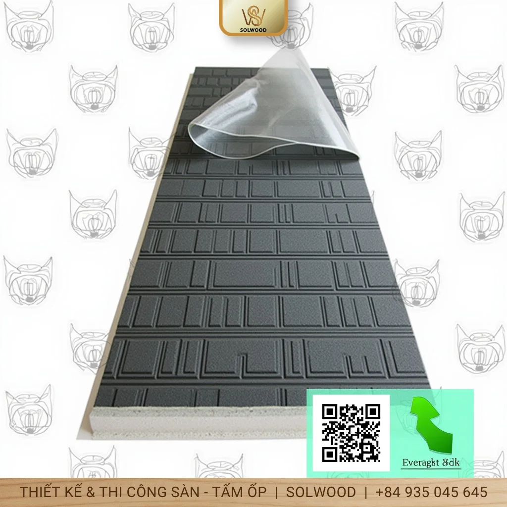 Hình ảnh Tấm Panel Ốp Tường Trang Trí Phong Cách Hội An Độc Đáo - 2