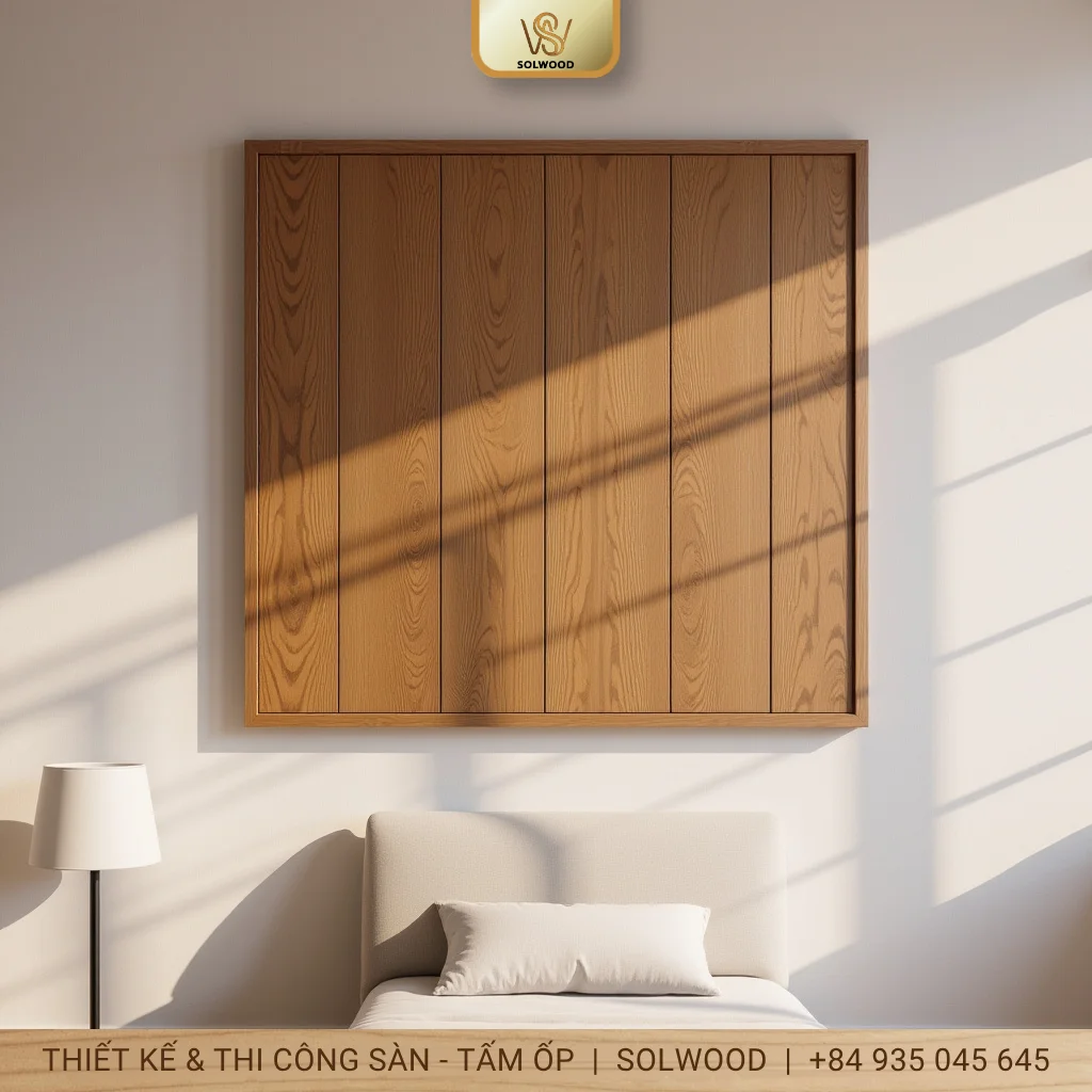 Panel Ốp Tường Vân Gỗ Tam Kỳ: Đẹp, Bền, Sang Trọng Cho Nhà Bạn